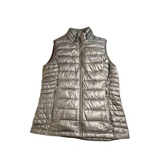 Patagonia Women Black Down Sweater Vest Puffer 84628 FA16 Small Packable